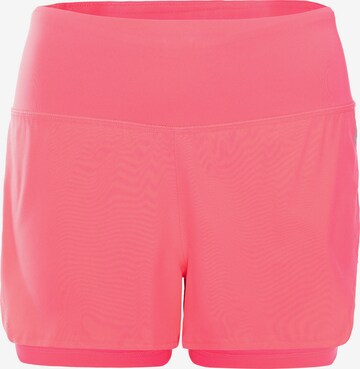 Regular Pantalon de sport Spyder en rose : devant