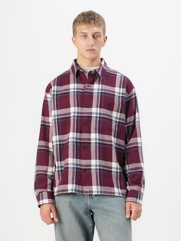 GAP Regular fit Overhemd in Rood: voorkant