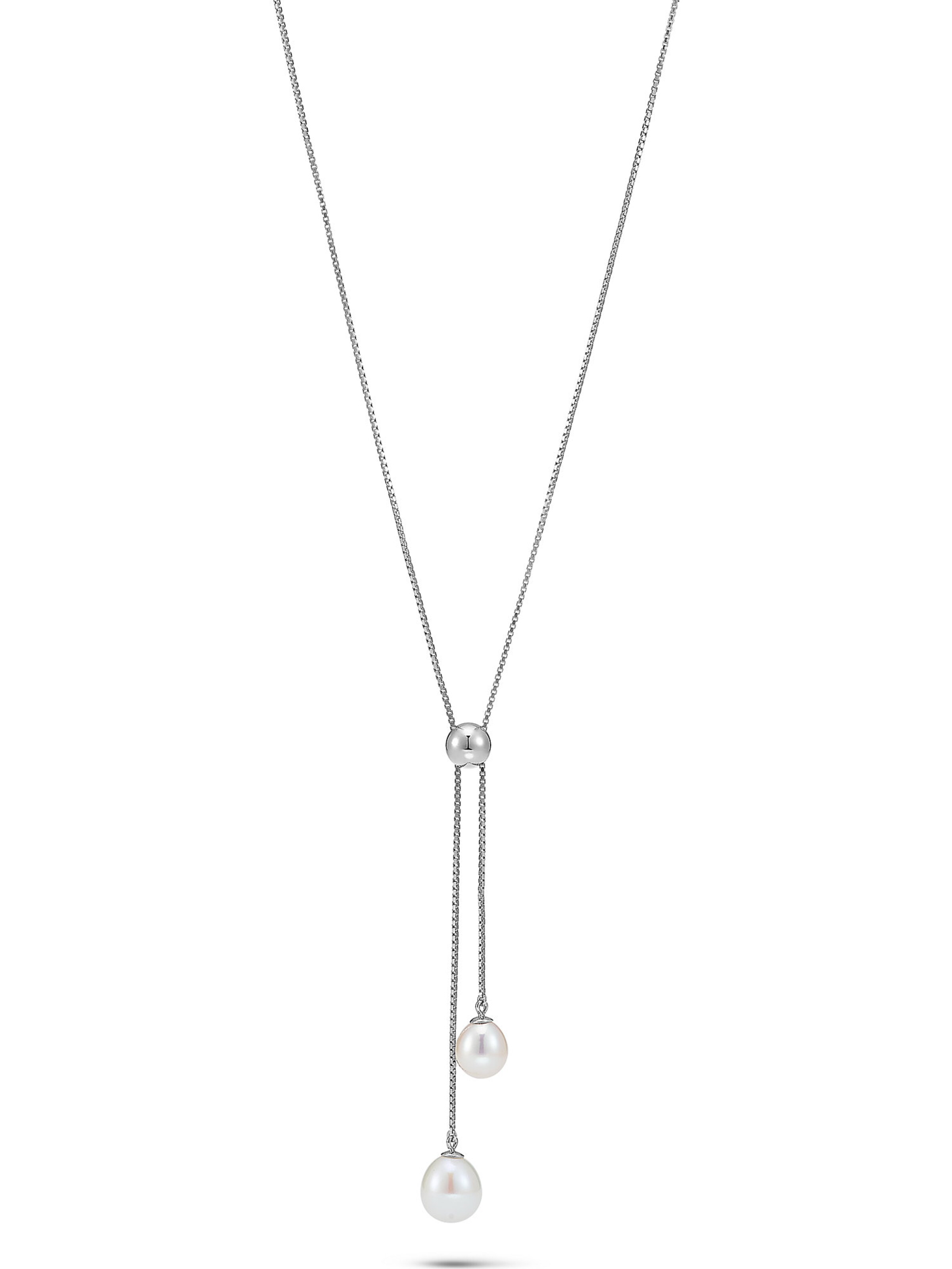 CHRIST Necklace in White: front