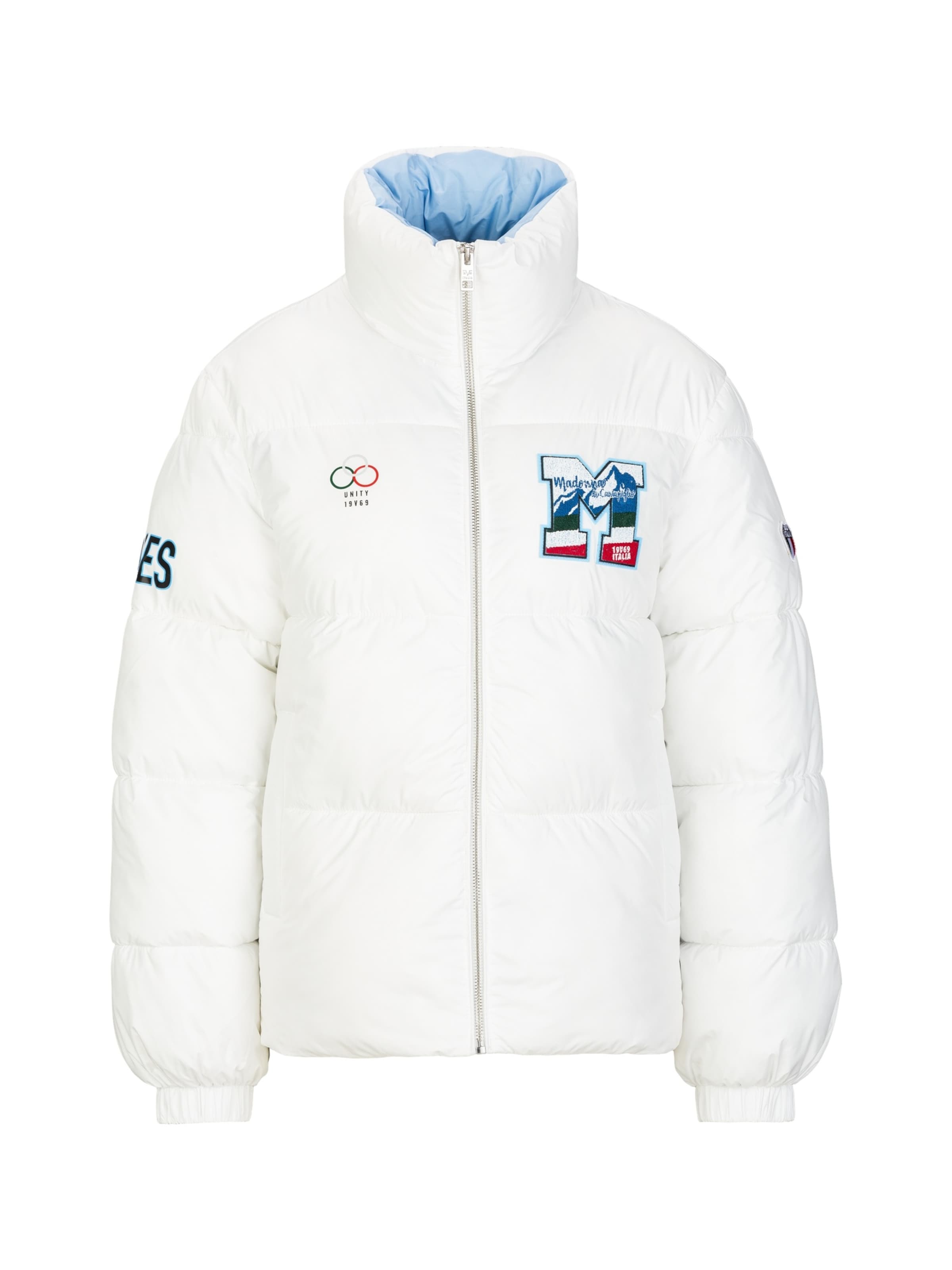 Giacca invernale &#x27;Joja&#x27; di 19V69 ITALIA in bianco: frontale