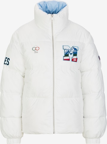 19V69 ITALIA Talvitakki 'Joja' värissä valkoinen: etupuoli