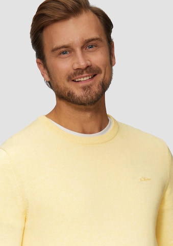 s.Oliver Pullover in Gelb
