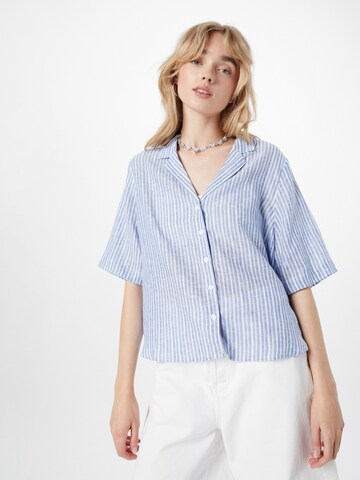 WEEKDAY Blouse in Blauw: voorkant