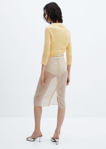 Jupe MANGO en beige