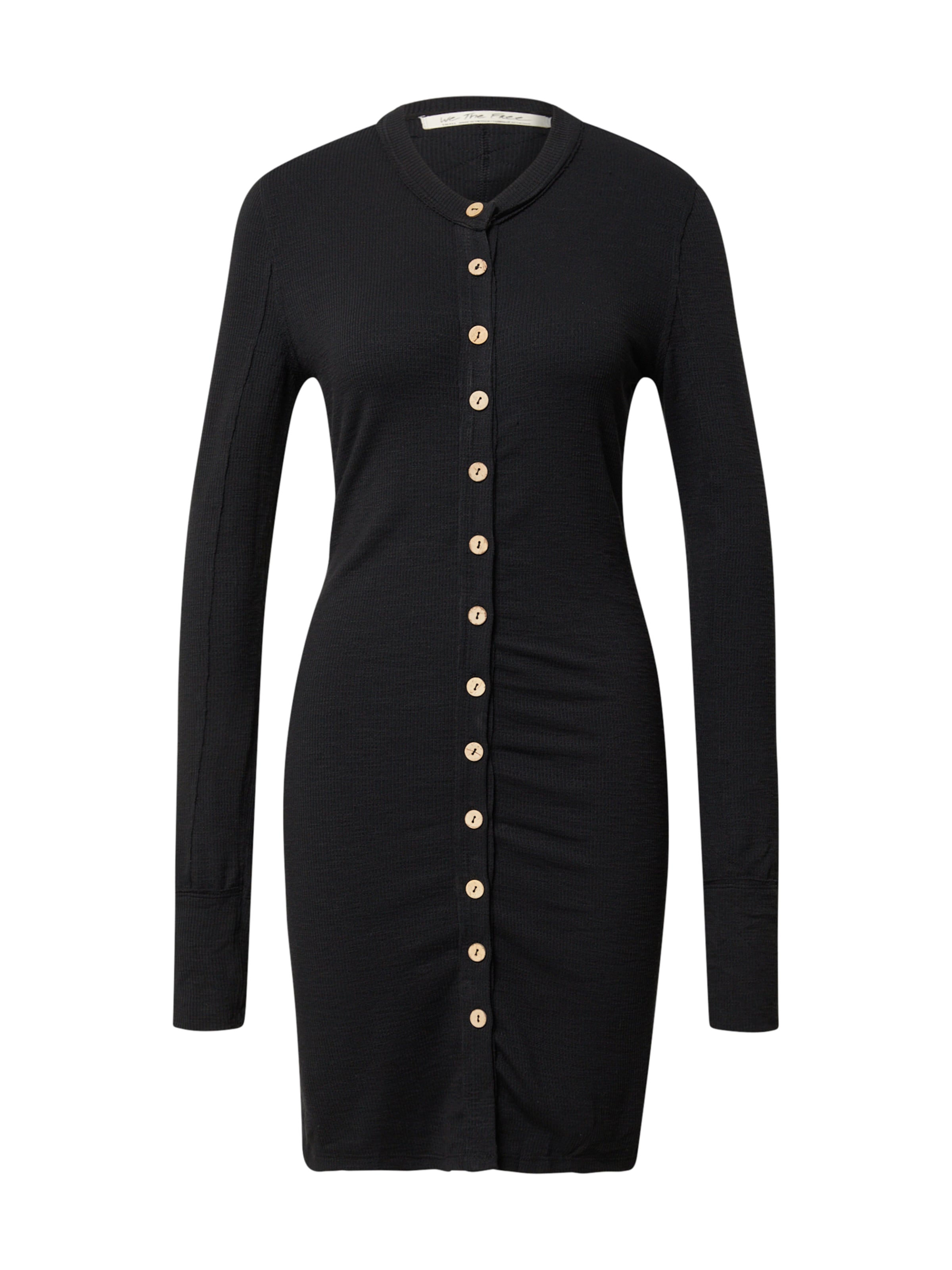 Free People Knit cardigan 'GIA CARDI' in Black: front