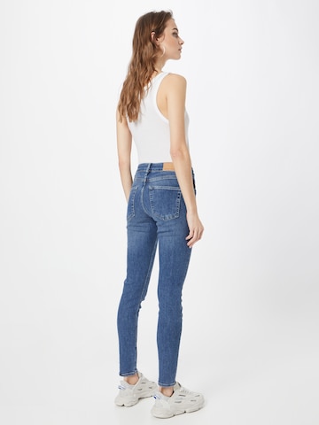 Superdry Skinny Džíny – modrá