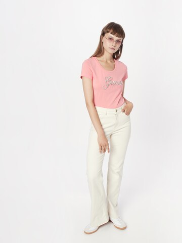 T-shirt GUESS en rose