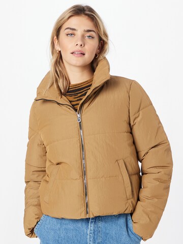 ONLY Winter jacket 'Dolly' in Brown: front