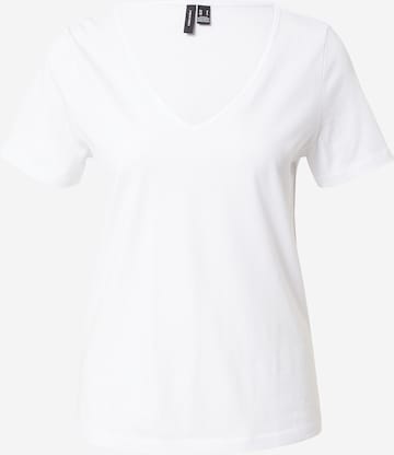 VERO MODA Тениска 'PAULA' в бяло: отпред
