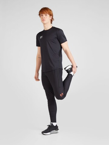 T-Shirt fonctionnel 'Challenger' UNDER ARMOUR en noir