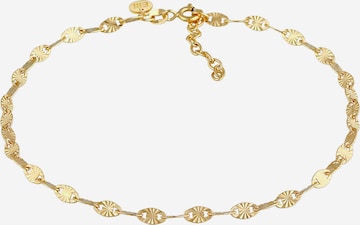 ELLI PREMIUM Foot jewelry 'Geo' in Gold: front