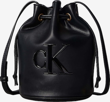 Poche ventrale Calvin Klein en noir : devant