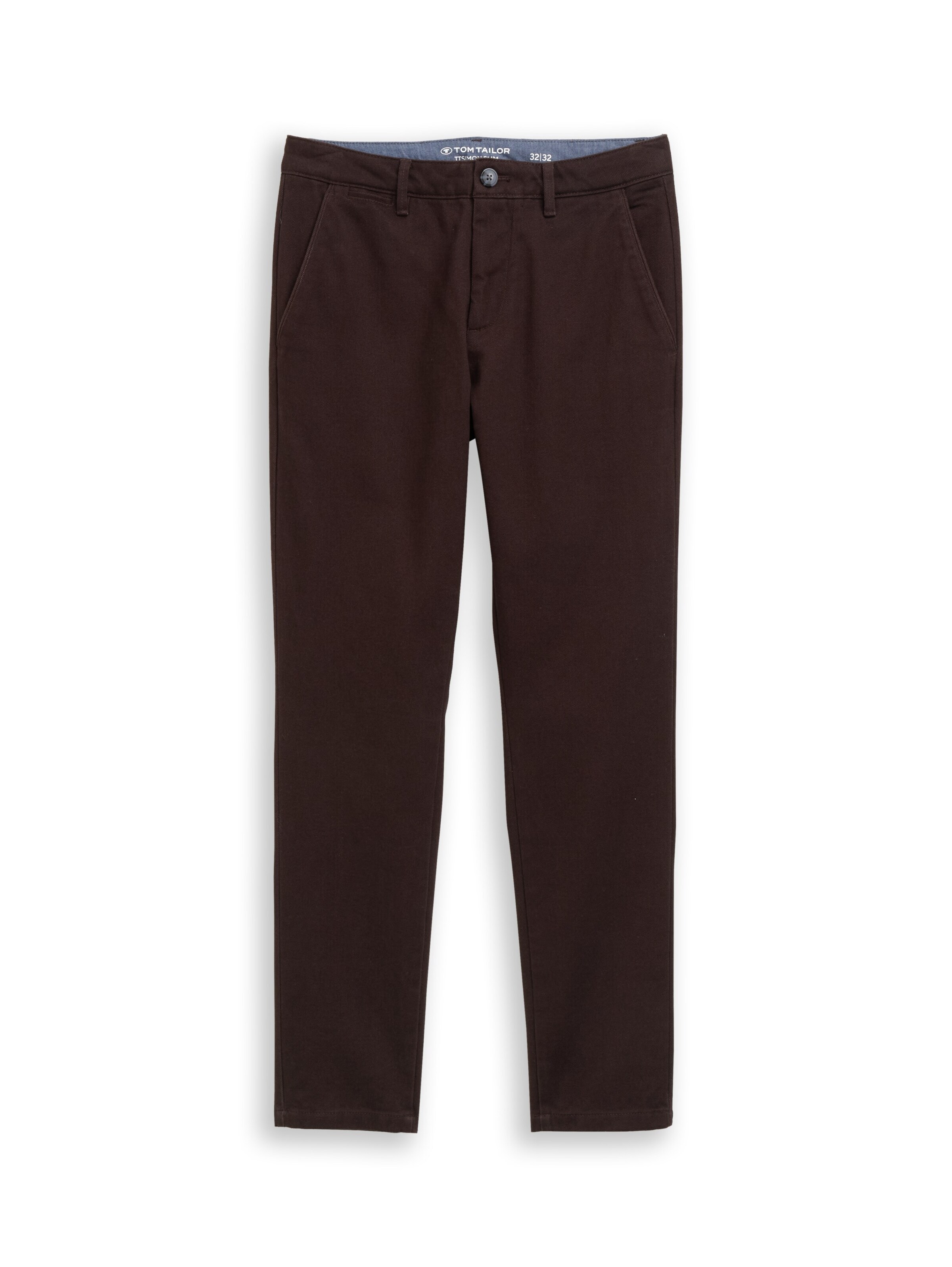 TOM TAILOR Slimfit Hose 'SIMON' in Braun: Vorderseite