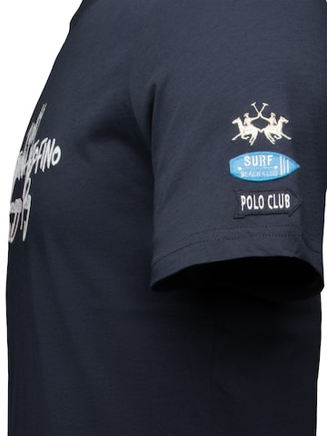 T-Shirt 'MAR309' La Martina en bleu