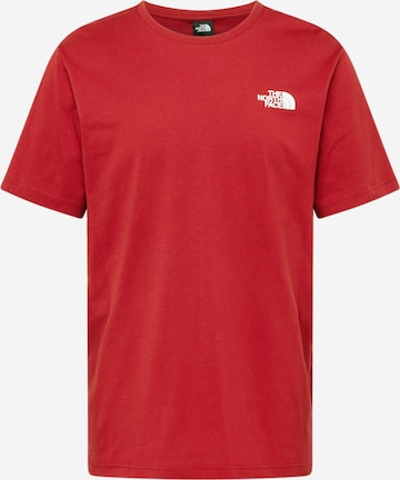 THE NORTH FACE Shirt 'REDBOX' in Rood: voorkant