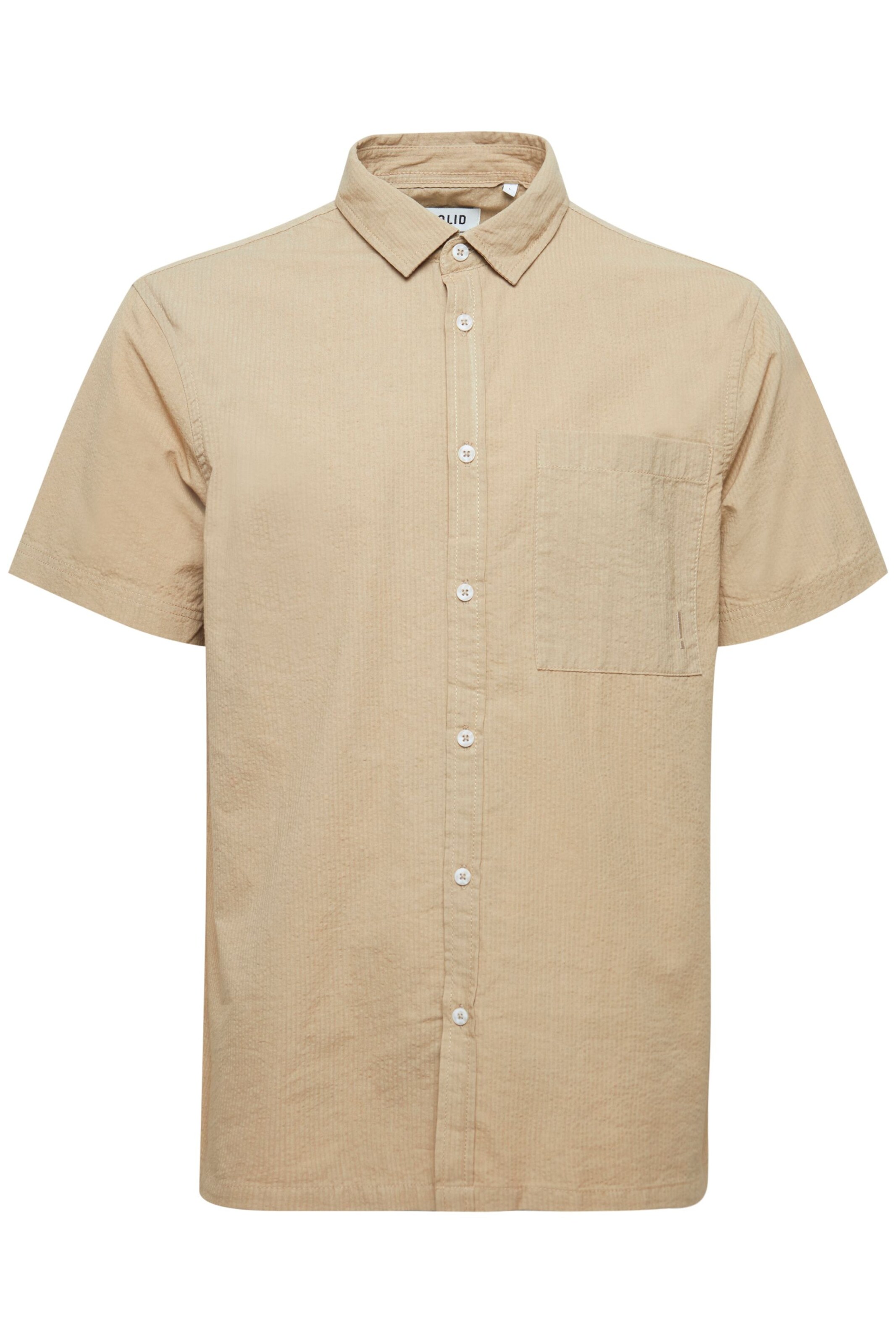 !Solid - Camisa 'Frevne' em bege: frente