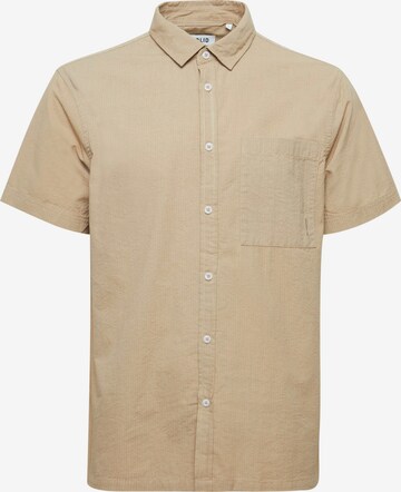 !Solid Regular fit Button Up Shirt 'Frevne' in Beige: front