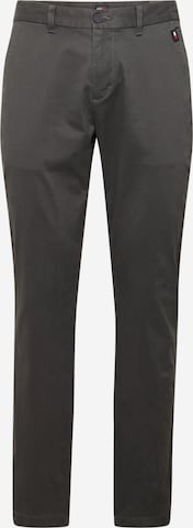 Coupe slim Pantalon chino 'AUSTIN' Tommy Jeans en gris : devant