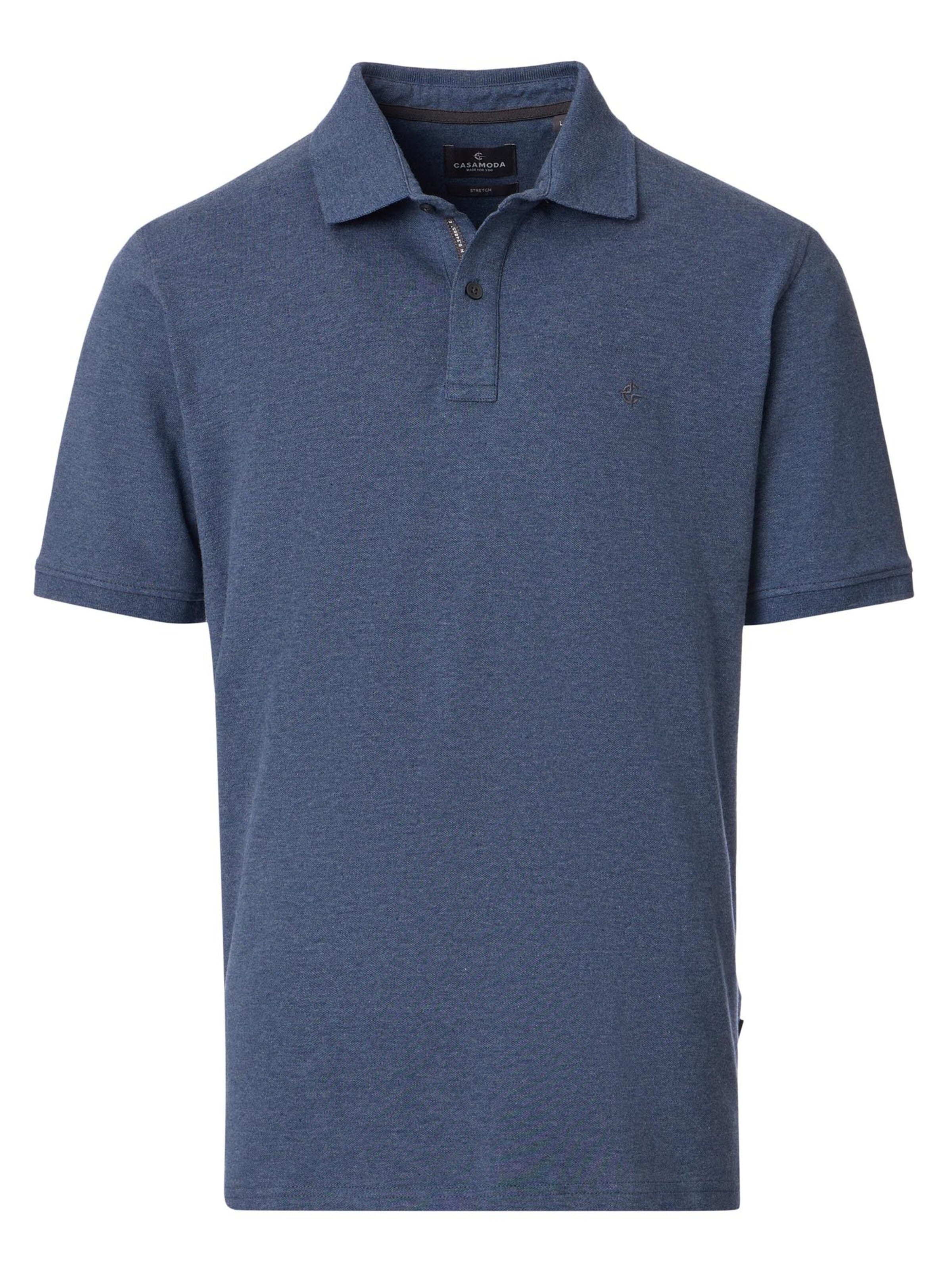 CASAMODA Shirt 'Basic' in Blue: front