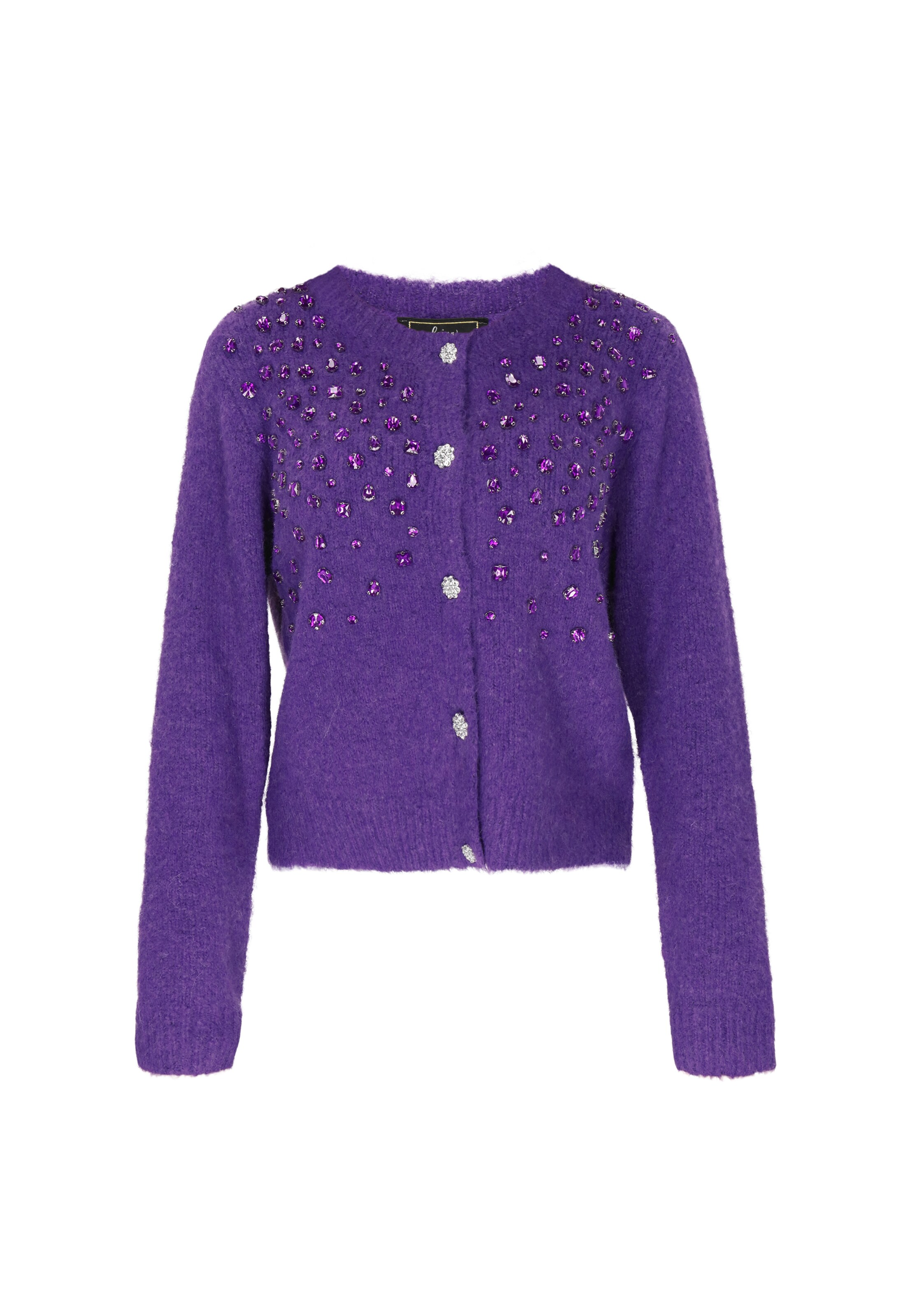 faina - Cárdigan en lila: frente