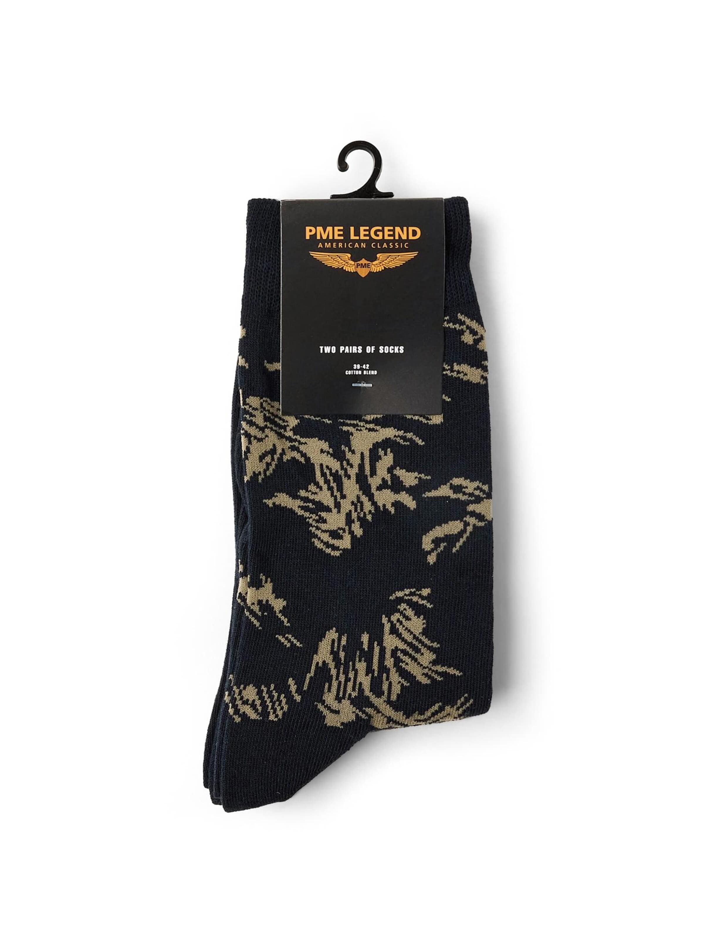 PME Legend Socks '2-pack socks with allover print' in Blue