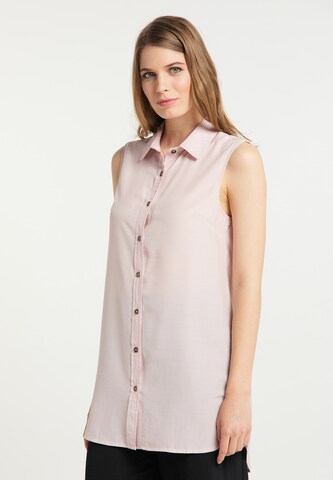 usha BLACK LABEL Blouse in Beige: voorkant