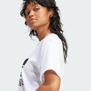 ADIDAS ORIGINALS Тениска 'Trefoil' в бяло