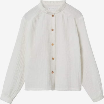 MANGO KIDS Blouse 'Andes' in White: front