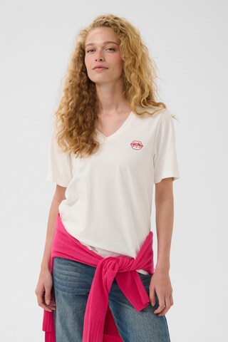 CULTURE - Camiseta 'CUliba Gith' en blanco: frente
