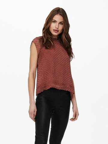 ONLY - Blusa em vermelho: frente