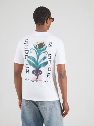 SCOTCH & SODA Tričko – bílá: přední strana