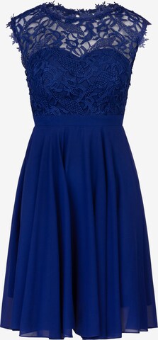 Robe de cocktail Kraimod en bleu : devant