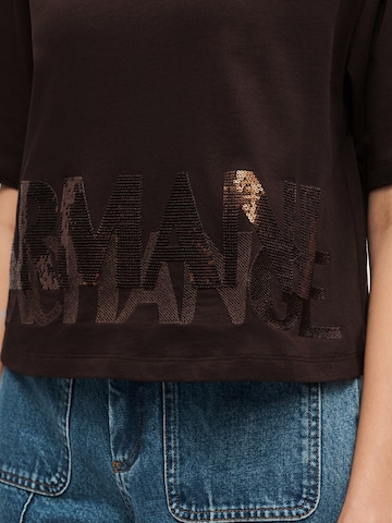 ARMANI EXCHANGE Koszulka w kolorze brązowy