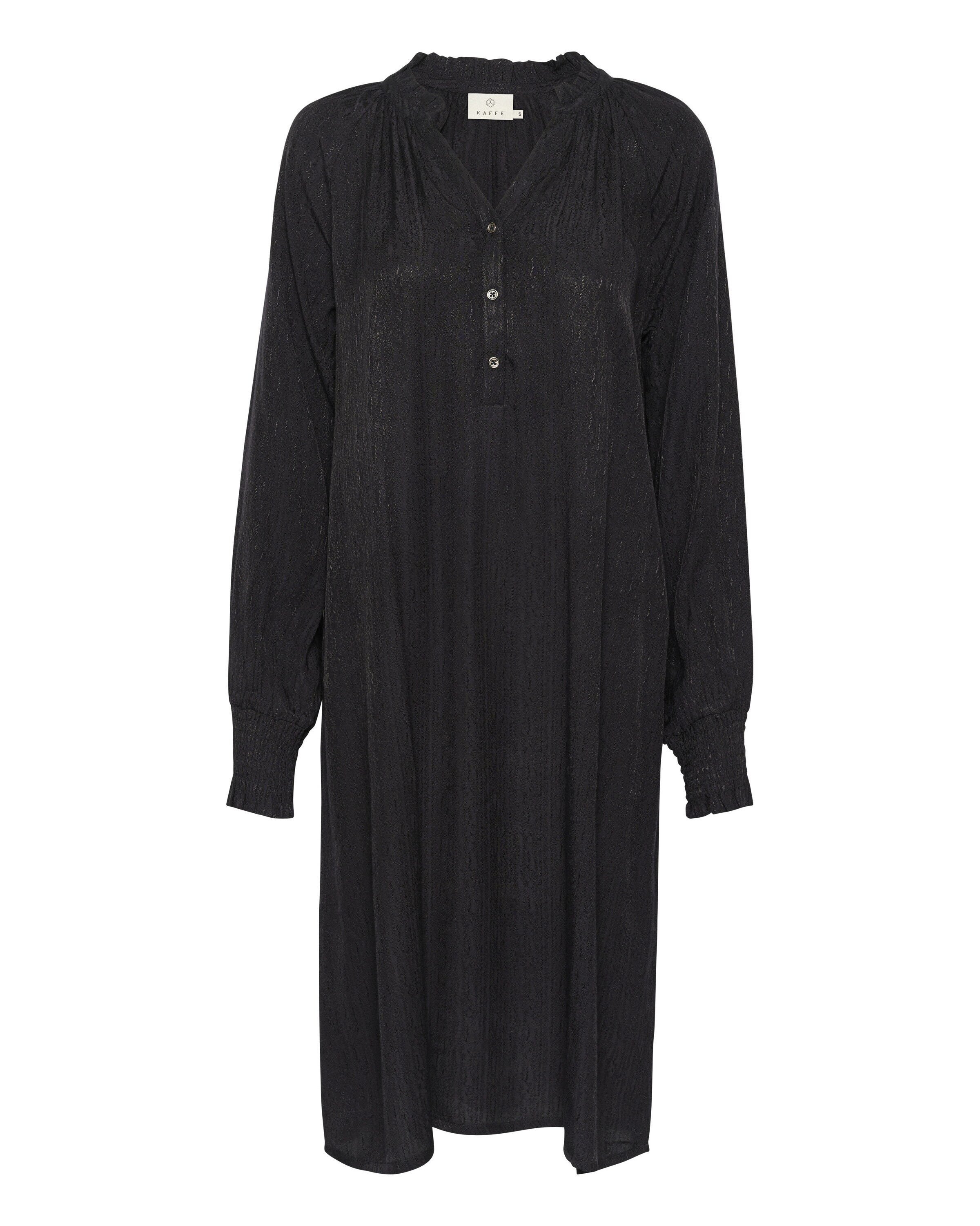 Kaffe Kleid 'Katja' in Schwarz: Vorderseite