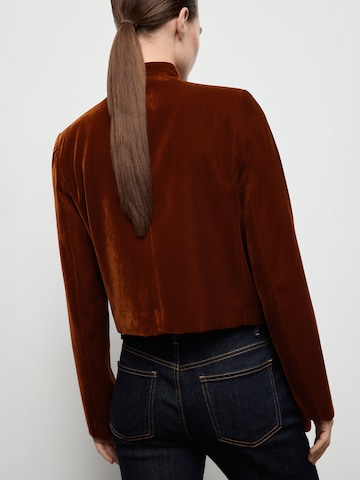 MANGO Prechodná bunda 'CLAUDI' - Hnedá