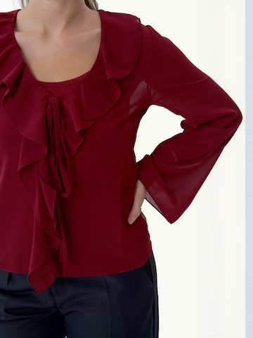 TEESHOPPEN Blouse ' Alba ' in Red