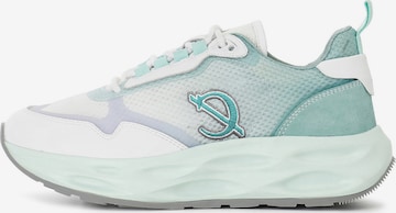 Sneaker bassa di CAFè NOIR in blu: frontale