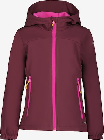 ICEPEAK Outdoorjas 'Kendleton Jr' in Rood: voorkant