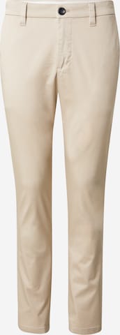 Pantalon chino ARMANI EXCHANGE en beige : devant