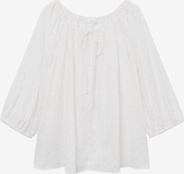 MANGO Bluse 'Brisbain' i hvid: forside