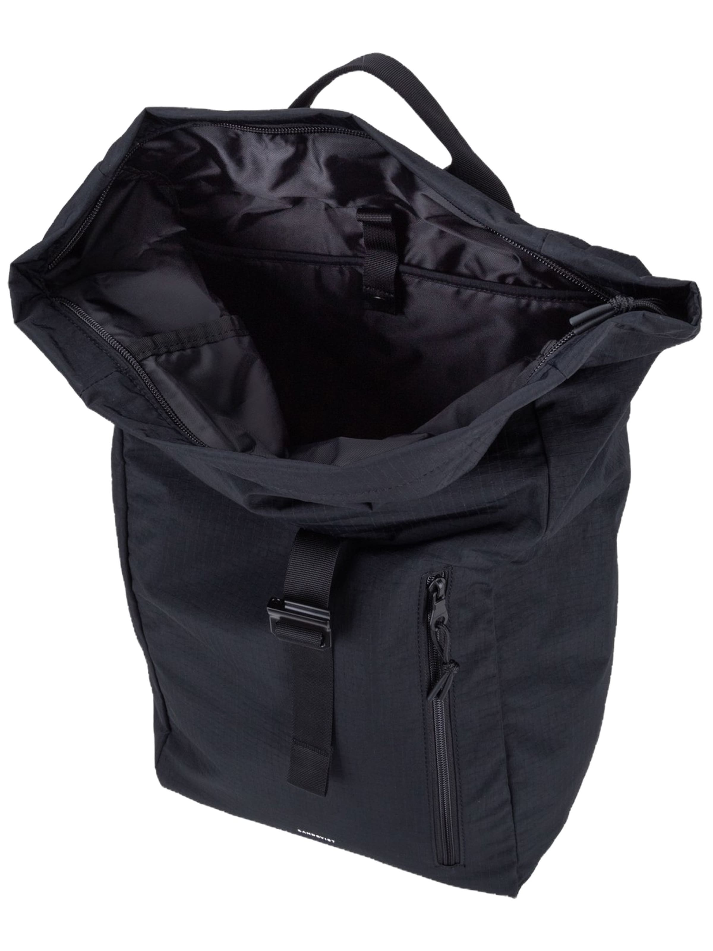 SANDQVIST Backpack ' Grid ' in Black