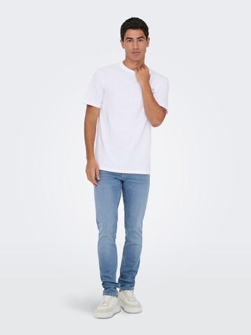 Coupe slim Jean 'ONSLOOM' Only & Sons en bleu