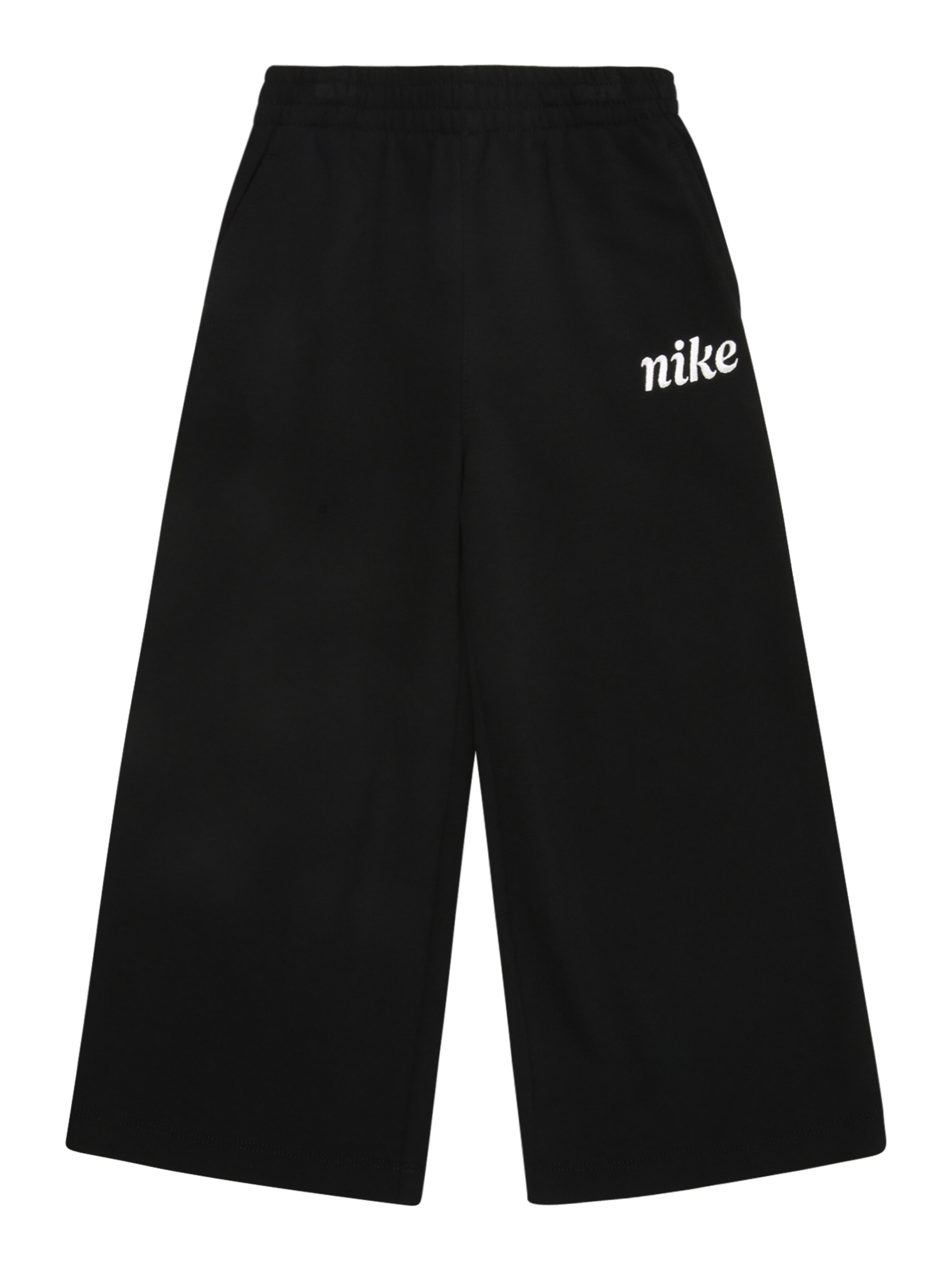 Nike Sportswear Bő szár Nadrág 'Essentials' - fekete: elől