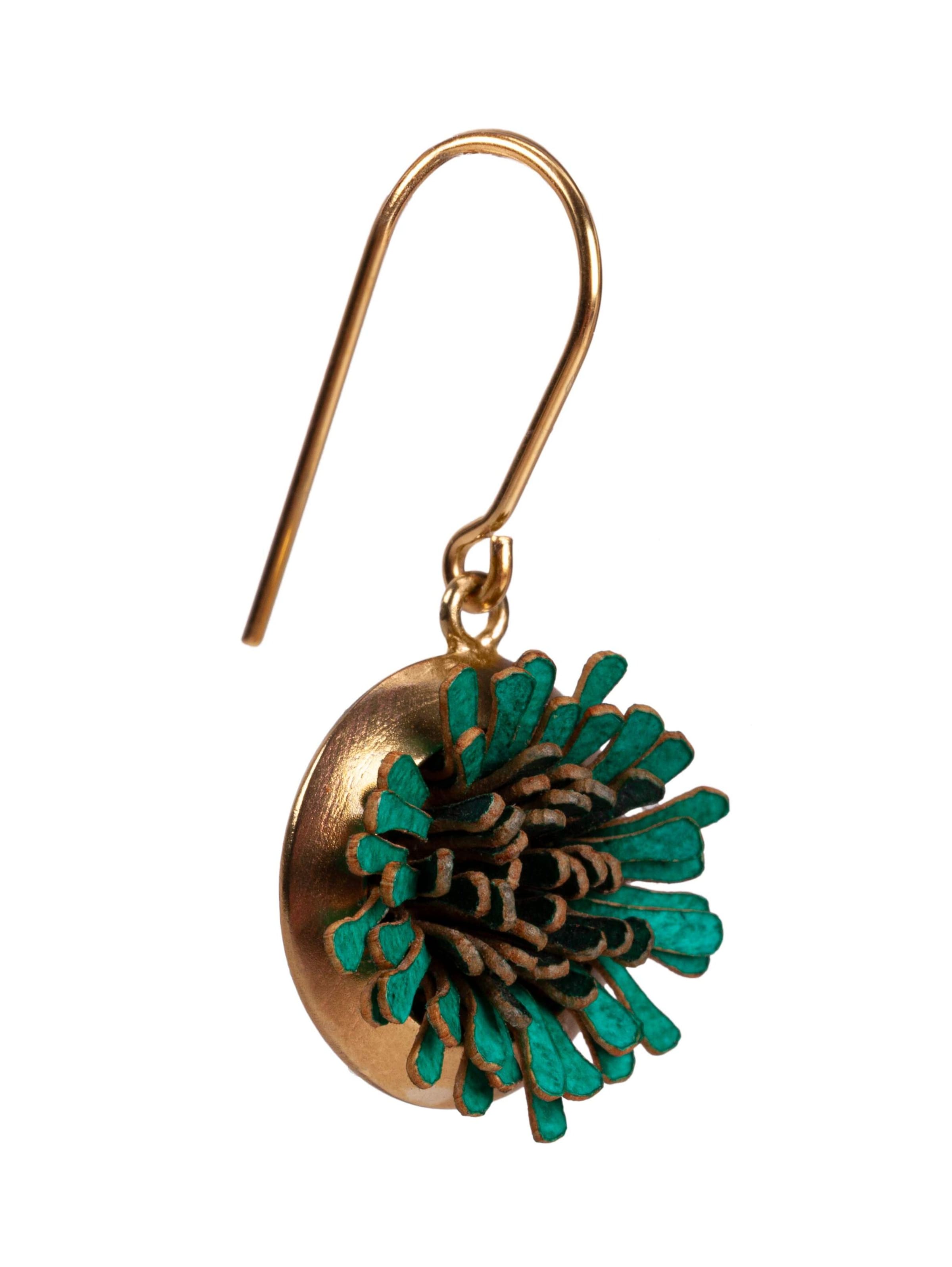 Gretchen Earrings 'Pam Pem' in Green