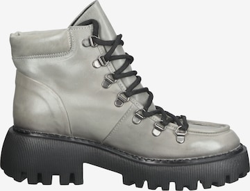 LAZAMANI Lace-Up Ankle Boots in Grey