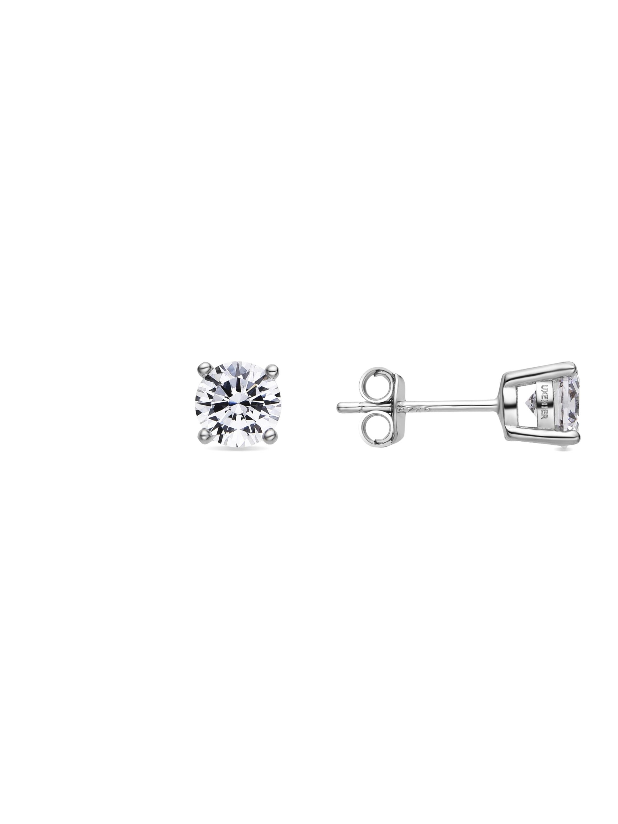 Luxenter - Pendientes 'Kyoro' en plata: frente