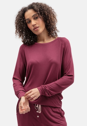 Chemise de nuit 'Blush Botanica' Cyberjammies en violet : devant