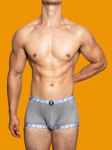 BIMONI Boxershorts 'Netz' in Grau: Vorderseite