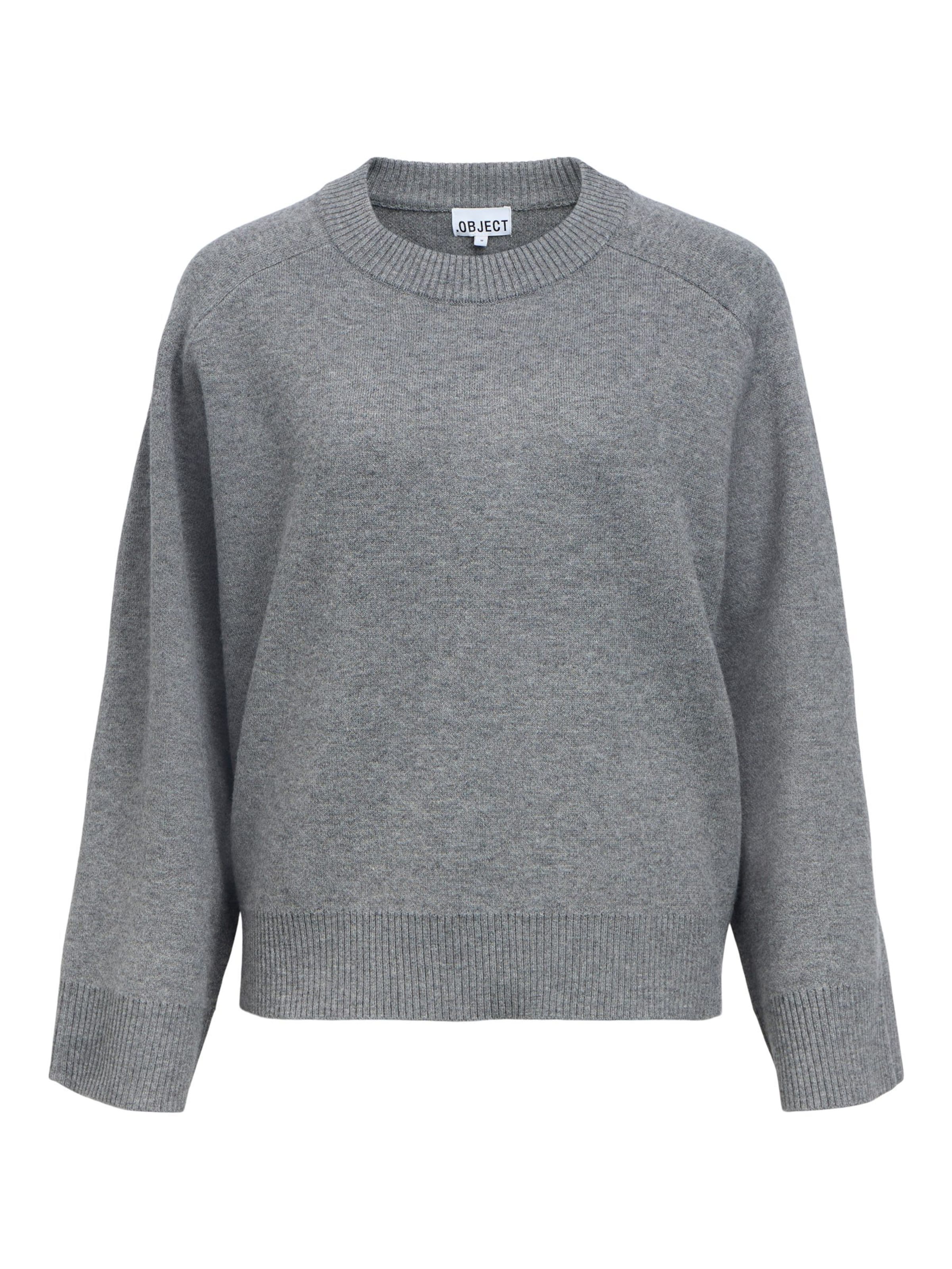 Pullover 'OBJItone' di OBJECT in grigio: frontale