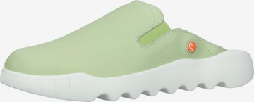 Softinos Mules in Green: front